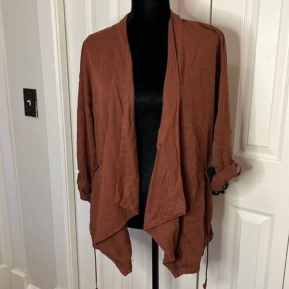 Sanctuary Jackets & Blazers - Sanctuary Roll Tab Waterfall Trench Coat Jacket - Medium